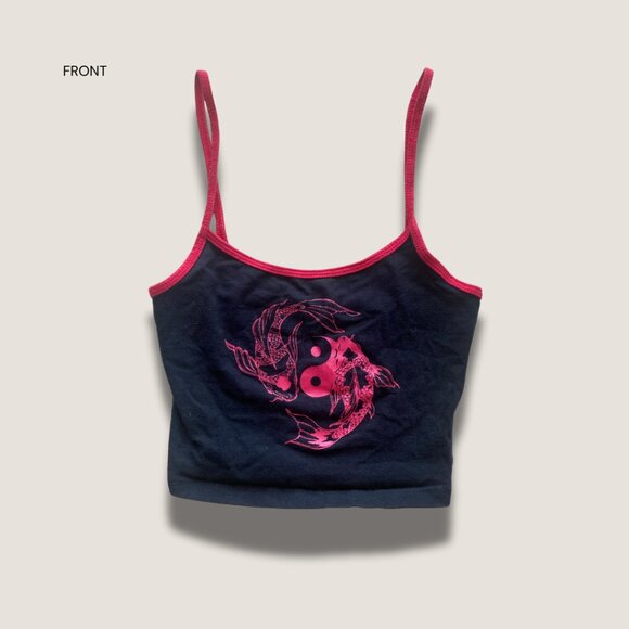 Yin Yang Crop Top - Picture 3 of 4